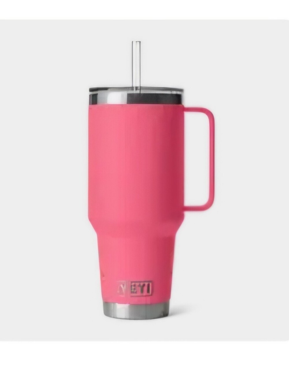 Yeti Pink Insulated 32 Oz Travel Tumbler with Handle and Straw